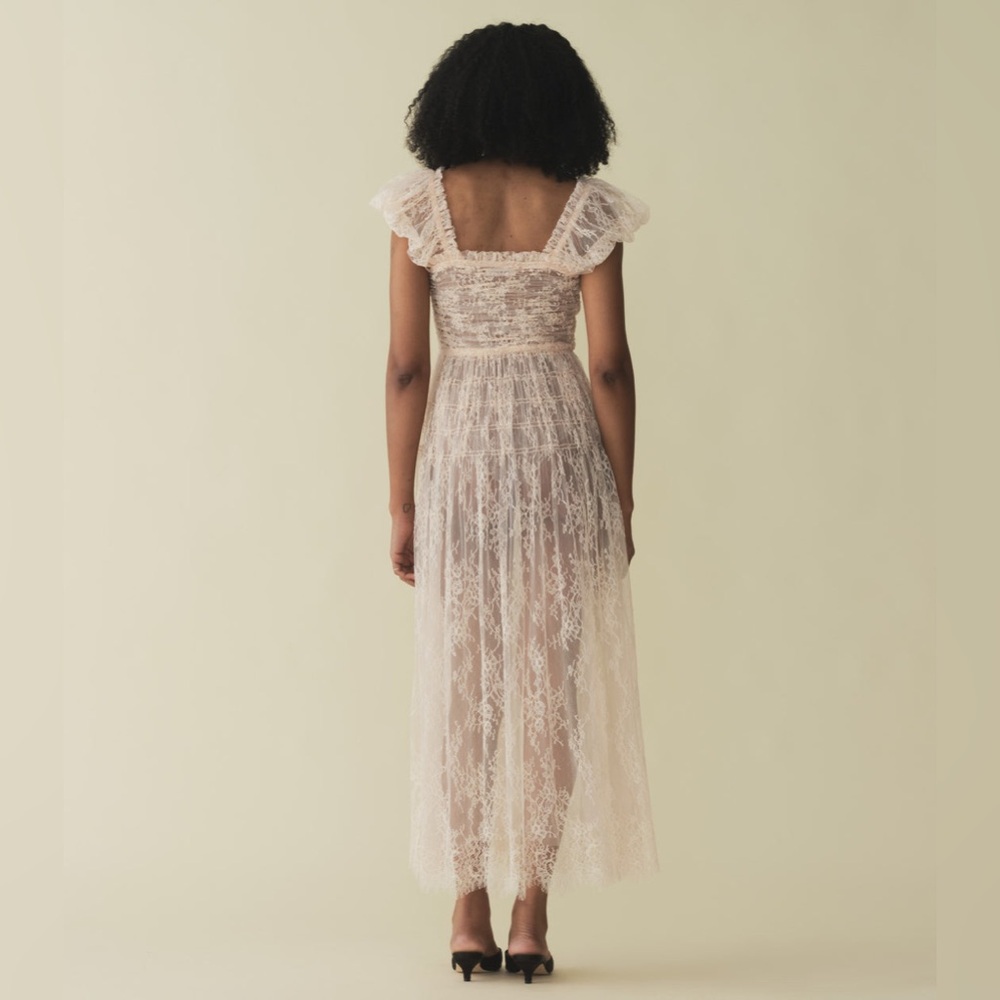 DOEN PAMELINA DRESS IN PETUNIA PINK LACE, size S, brand new, never worn. - Picture 3 of 15